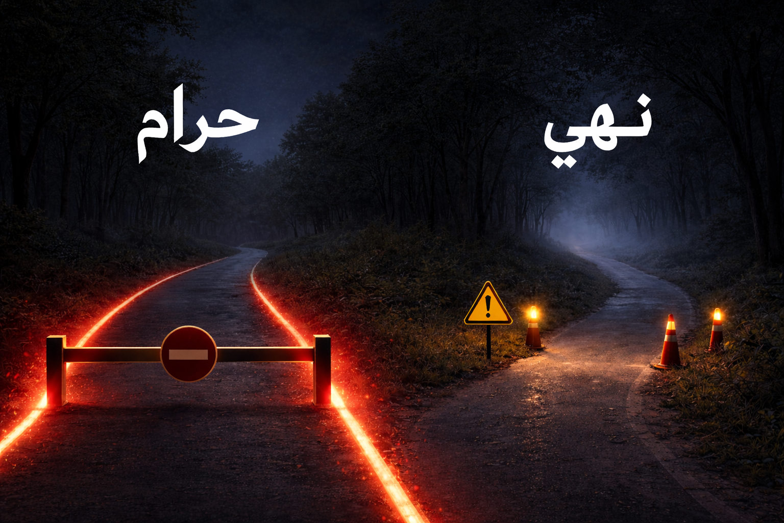 الفرق بين الحرام والمنهيّ عنه في القرآن